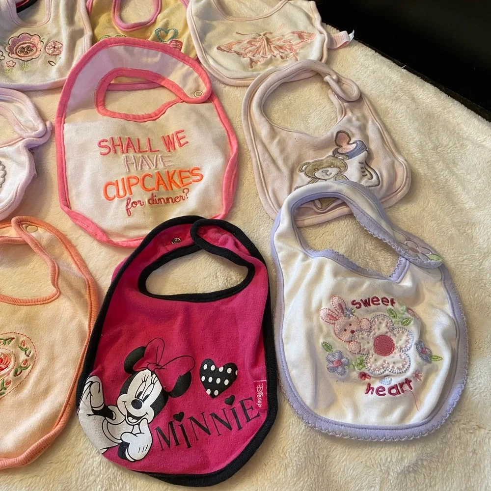 12 Pieces Baby Bibs Bundle
